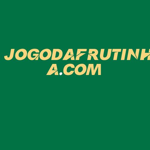 Logo da JOGODAFRUTINHA